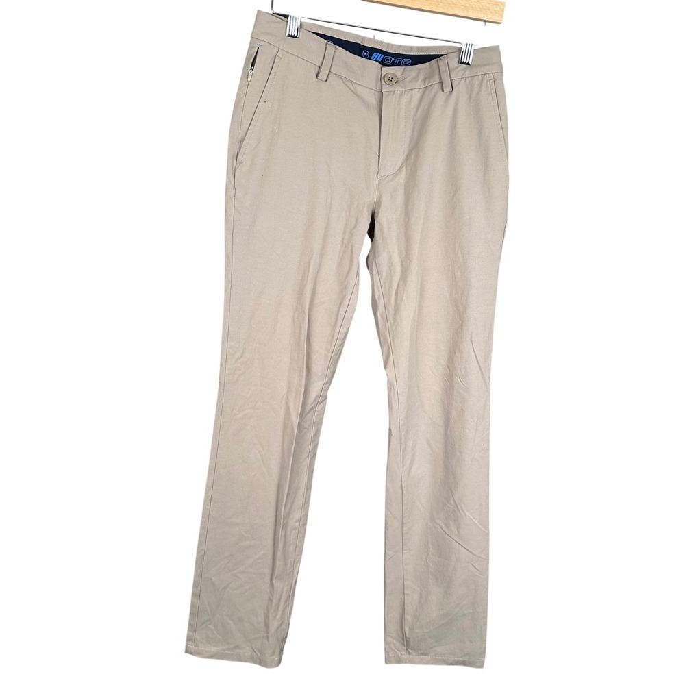 Vineyard Vines OTG On-The-Go Khaki Performance Pants Mens 28x32 Tan Beige